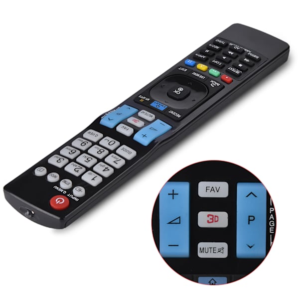Perfekt Ersättningsfjärrkontroll, Infraröd Överföring, Kompakt Och Ergonomisk Design, Fungerar För LG Smart TV-modeller, Nästan Alla Funktioner Som Originalet