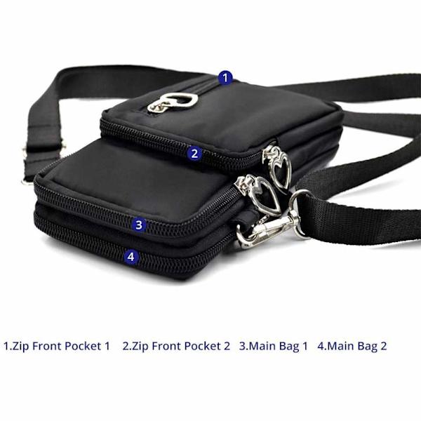 Puhelinlaukku Lompakko Crossbody-laukku Kevyt
