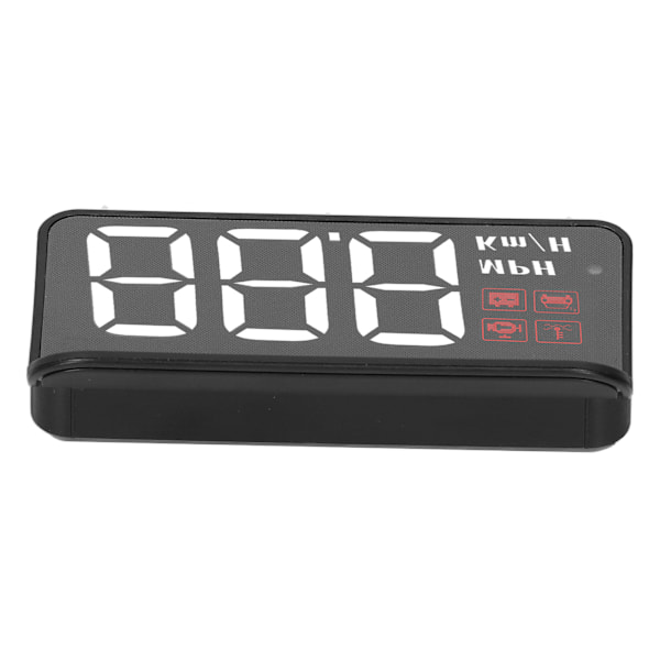 Adaptiv Ljusstyrka Högupplöst Display, Felalarms Head-Up Display För Bilar Med OBD2-gränssnitt, Inkluderar Multifunktionsmätare, Körpåminnelse