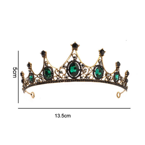 Queen Crown och Tiaras Princess Crown för kvinnor och flickor