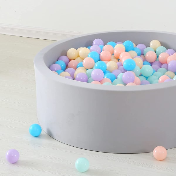 Ball Pit Balls Macaron Multicolor 50stk Non-toksisk Fri for BPA