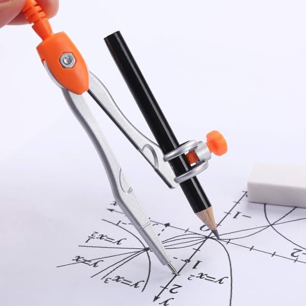 Matematikk Geometrisett 10 Elevutstyr med Uknuselig Oppbevaring