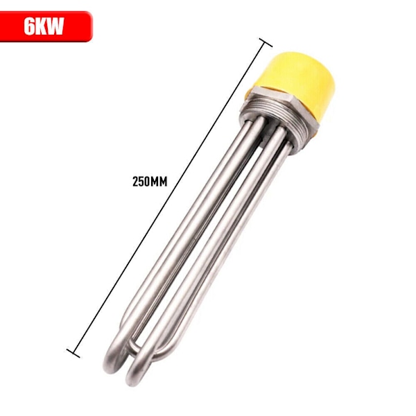 Stainless steel heating element 1 1/2" heating cartridge 230V 6/4" 3kW 6kW 9kW 12kW heating element DE