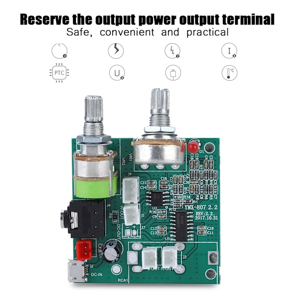 Digital Förstärkarkort Kit, Bluetooth 5.0 Modul För DIY-projekt Och Hemunderhållningssystem
