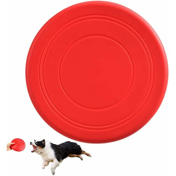 Hundefrisbee, holdbart gummi egnet til de fleste hvalpe