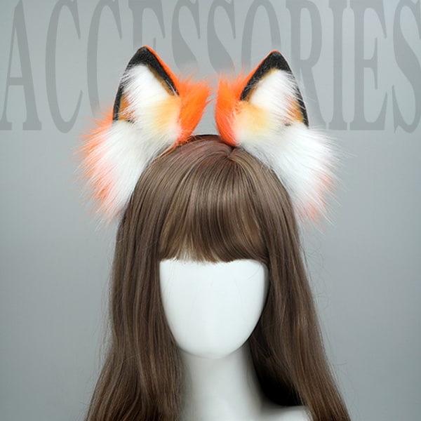 Ulve/ræv/katte øre hovedbeklædning pige tilbehør Håndlavet hårbånd