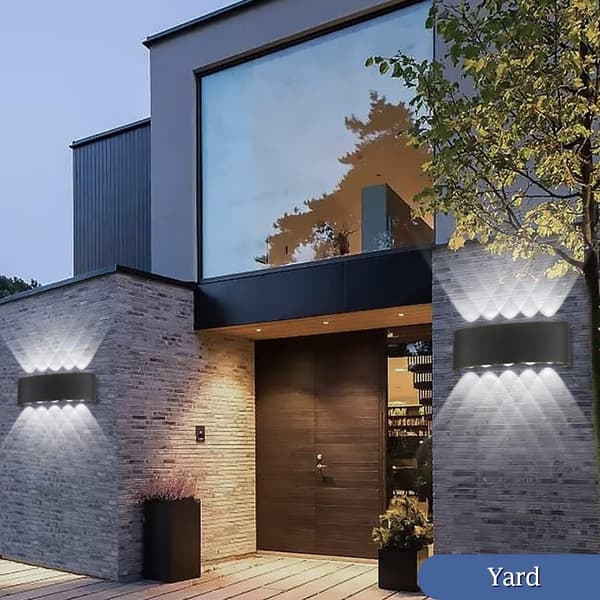LED-vägglampor för vardagsrum 10W Upp och Ner Vit Ljus