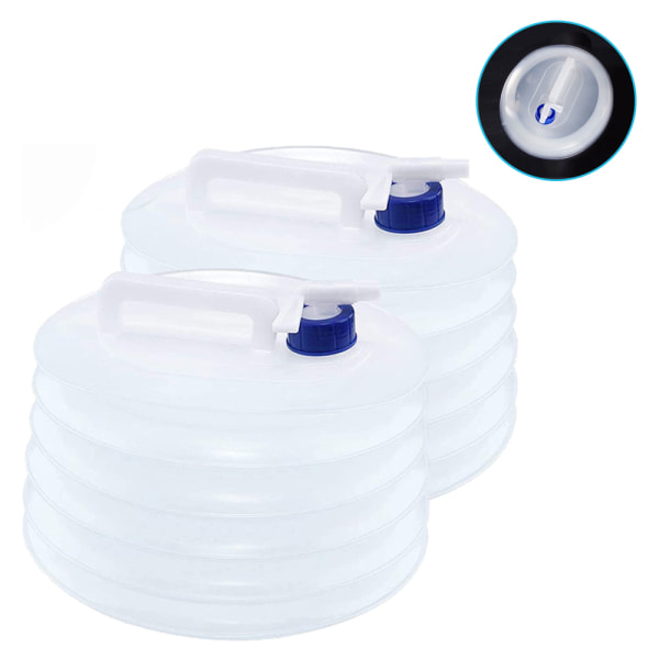 5L sammenklappelig vandbeholder, premium bærbar vandopbevaring