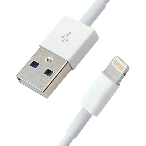 Lightning-kabel med förstärkt skarv, premiummaterial säkerställer hållbarhet och säkerhet, MFi-certifierad för snabb och säker dataöverföring och laddning