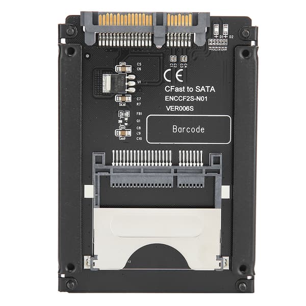 CFast-kortlæser, CFast til SATA-adapter med SATA3.0-interface til hurtig dataoverførsel, 2,5-tommers formfaktor kabinet med Plug and Play-understøttelse, Nej