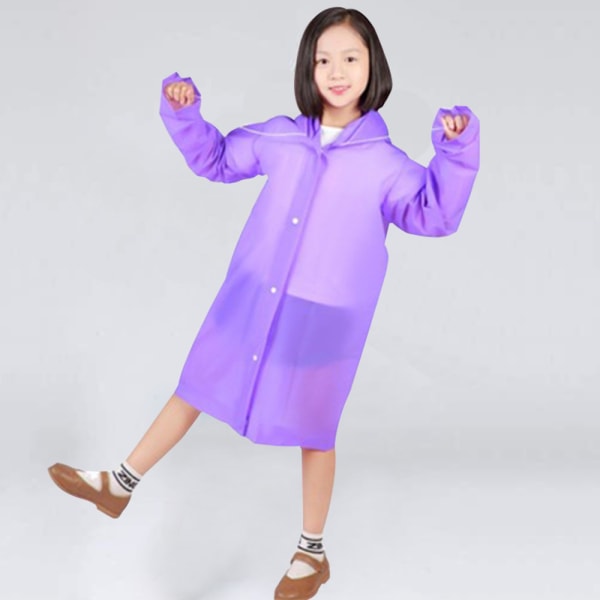 Regnfrakke til børn, Regntøjsjakke Regnponcho til drengepige