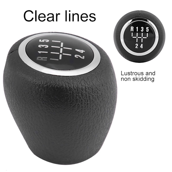 Smidig växlingsupplevelse, ergonomisk växelspaksknopp för Cruze 08-12, slitstark ABS-plast med enkel installation för en snabb uppgradering