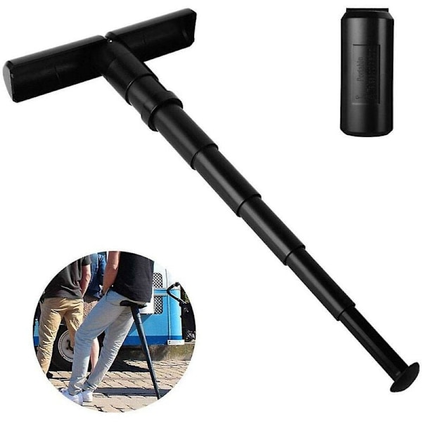 Stilren hopfällbar pall, halkfri design, infällbar pall för utomhusäventyr, fiske, vandring, camping (justerbar höjd, lättvikt)