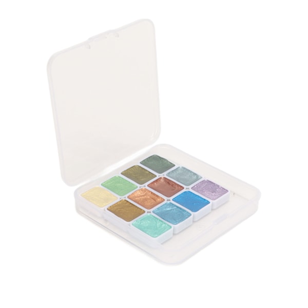 Akvarellfärger, Livfulla Färger Ultrafina Pigment, Luktfri Miljövänlig Kalligrafimålning, Portabelt Miljövänligt Set för