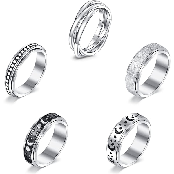 Anxiety Ring for Women Spinner Ring for Anxiety Fidget Ring