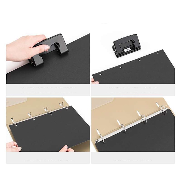 Ringpärm med expanderbar rygg, flexibel non-stick PVC-design för enkel bärbarhet och förvaring, idealisk presentations- eller referenspärm för lätt bruk