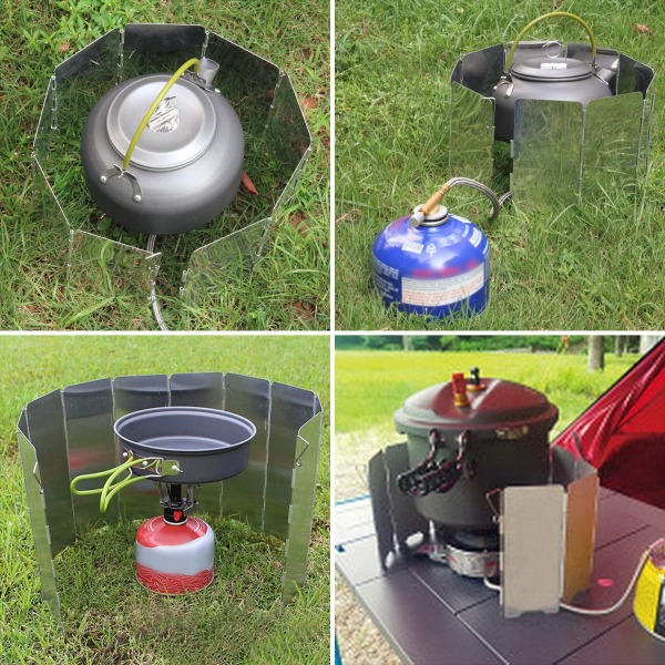 Gaskomfur Forrude aluminium til camping og vandreture