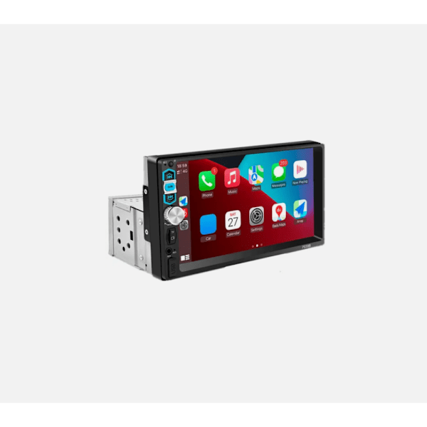 Touch Screen Bil Stereo Radio Bluetooth til Apple Carplay Android Auto FM Afspiller Touch Screen Bil Stereo Radio Bluetooth til Apple Carplay Android