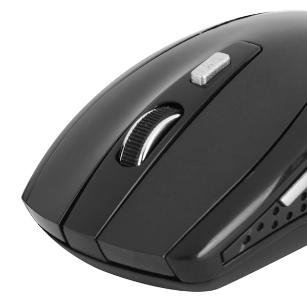 2.4 GHz trådlös mus, ergonomisk design och rött ljusteknik, hög precision DPI med justerbar känslighet för stationär och bärbar dator