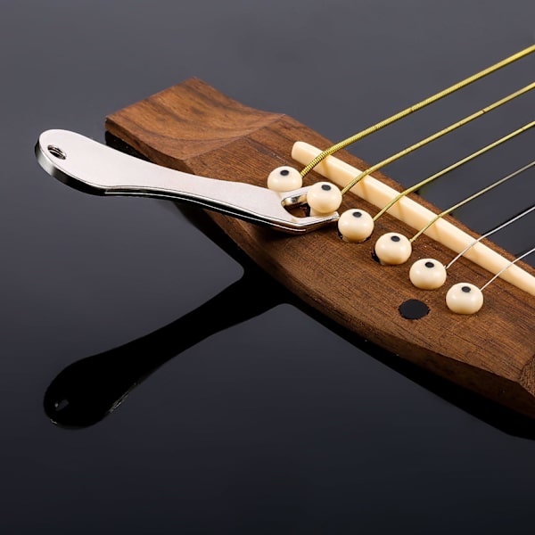 Akustisk Guitar Pin Puller Opløsningsmiddel Puller Værktøj med Guitar Nut Nu