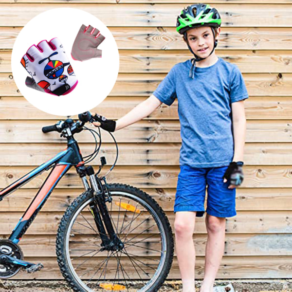 Cykelhandskar, perfekt för cyklar, skoter & skateboard, rosa, S 8cd7 |  Fyndiq