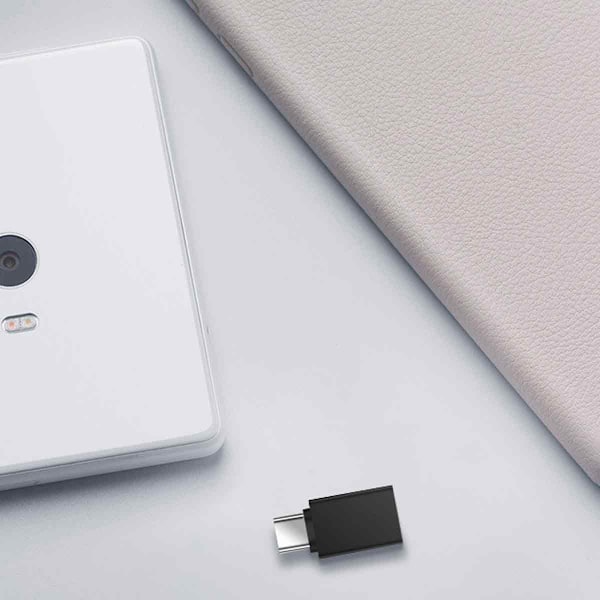 Mini USB C-adapter, Universell kompatibilitet USB 3.0 Supersnabb dataöverföring Alternativ till moln eller WiFi för smartphones, surfplattor