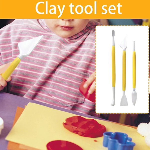 16 Pieces Plastic Clay Modeling Tools Set Ceramic Tool Kit