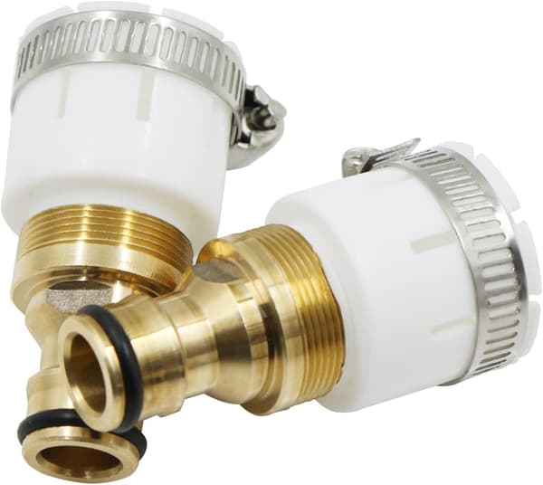 Hane Konnektor Slange Konnektor Adapter - Passer til 20 mm Fittings, Messing