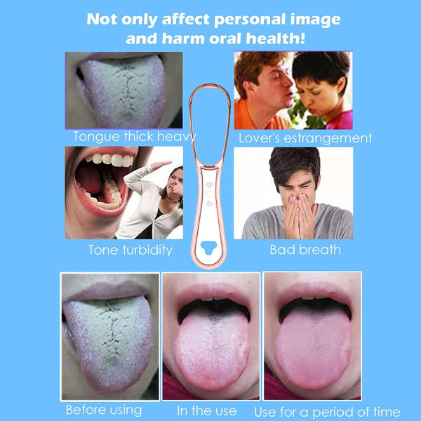 Tongue Scraper Cleaner Ilmaiset kielenkaapijat aikuisille ja lapsille