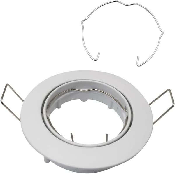 36 Stk. Lampeholderringe til GU10 Spotlight MR16 62MM Sølv