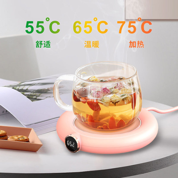 Kaffemugg Värmare för skrivbord Automatisk avstängning av USB, elektrisk
