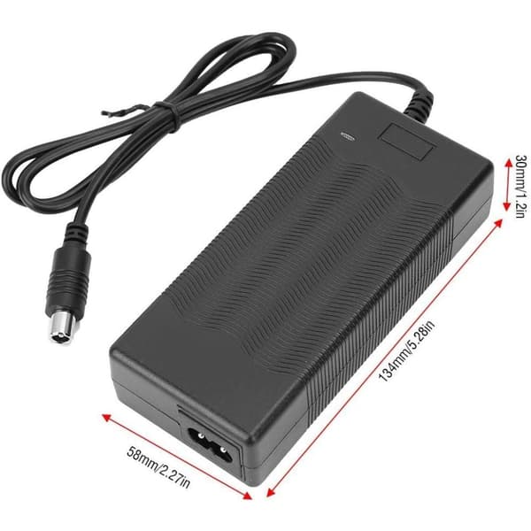 Tbest 42V 2A Elektrisk Scooter Oplader Adapter E Scooter Oplader til Xiaomi