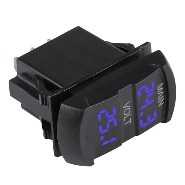Digital Voltmeter för dubbla batteripaket med vippströmbrytarstil, snabbladdnings-USB-portar och vattentät yta