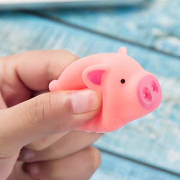 Miniature grisefigurer 20 Stk, Sødt Pink Piggy Legetøj