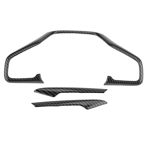 3 stk. Carbon Fiber Style Bilrat Ramme Dækbeklædning Passer til Honda Civic 10. 16-18