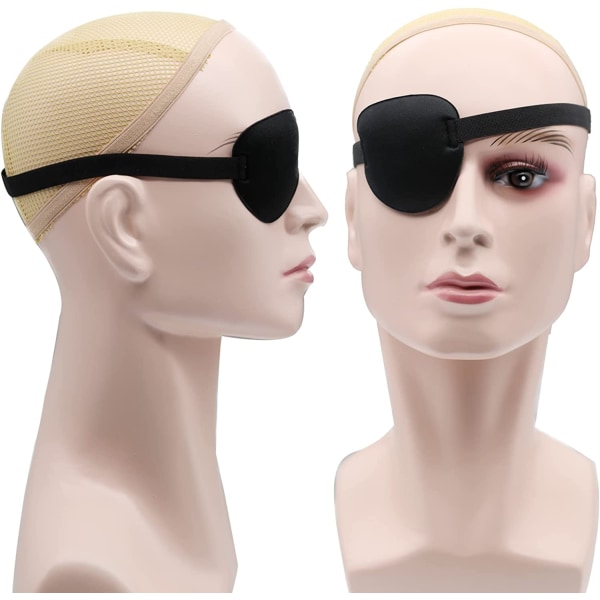 Justerbar rollspelsögonmask för vuxna och barn (svart)