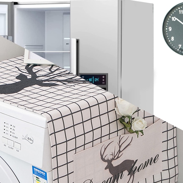 Anti-skrid vaskemaskine og tørretumbler topdæksler, støvtæt vaskemaskine og tørretumbler