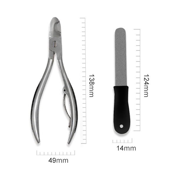 Professionella tånagelklippare, ergonomisk design, ingrodda tånagelklippare med säkra och skarpa precisionsblad, skräddarsydda för bekväm hantering