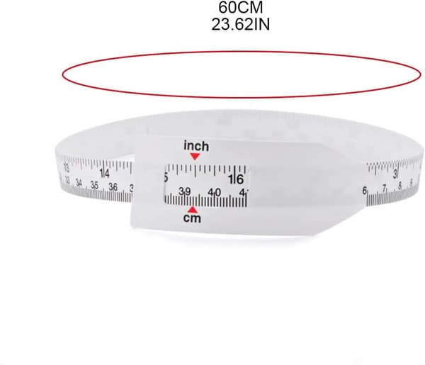 3 stk 60 cm/24 tommer hodebåndmål Baby hodeomkrets mål
