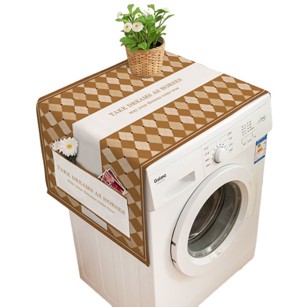 Deksel for vaskemaskin og tørketrommel for topptørketrommel og toppbeskyttelsesdeksel for vaskemaskin