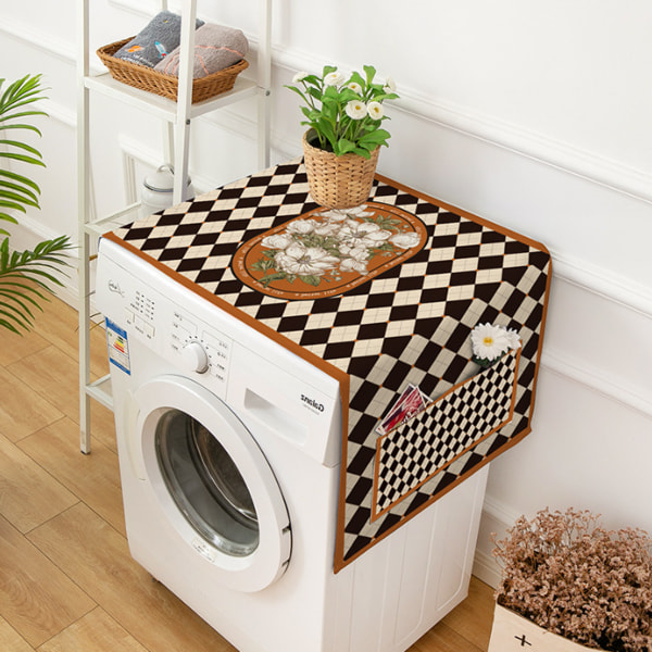 Nordic Style vaskemaskin og tørketrommel Topptrekk, støvtett vaskemaskin og