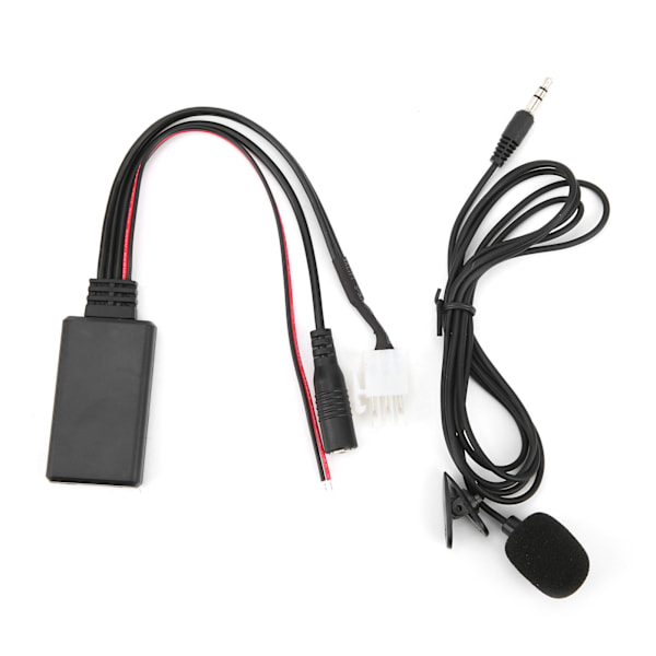 Förbättrad ljudlösning, Aux Bluetooth-adapter för Honda Goldwing, Dsd stor-kapacitetsöverföring säkerställer fylligt ljud, Bluetooth version 5.0 erbjuder
