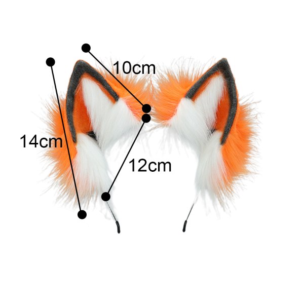 Wolf/Fox/Cat Ear Headwear Girl Accessories Handmade Hairband