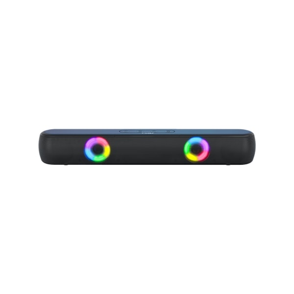 Kristallklart Ljud Kompakt Ljudlimpa för Skrivbord, Trådlös Stereohögtalare för Streaming från Smartphones, Stark RGB-belysning för Drömsk Atmosfär, USB