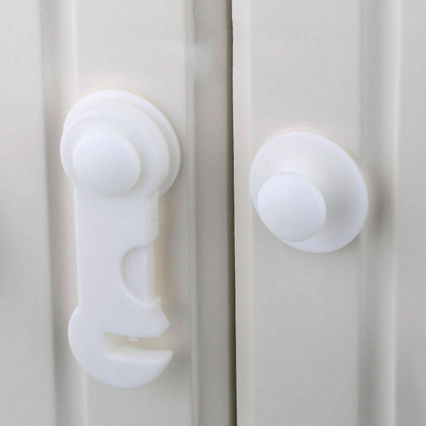 skåplås för bebisar 10 pack, Baby Proofing Baby Safety Locks, barnlås för skåp, Strong Adhesive No Drilling-Durable-Multifunctional for