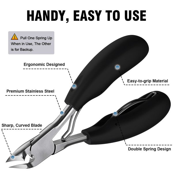 Toenail Clipper Pedicure Tool -  Toe Nail Cutter