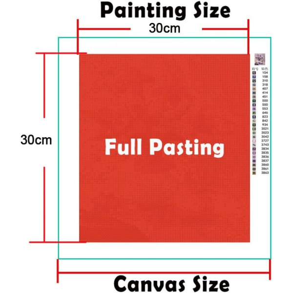 Timanttimaalauskuvat DIY 5D Timanttimaalaus Timantti