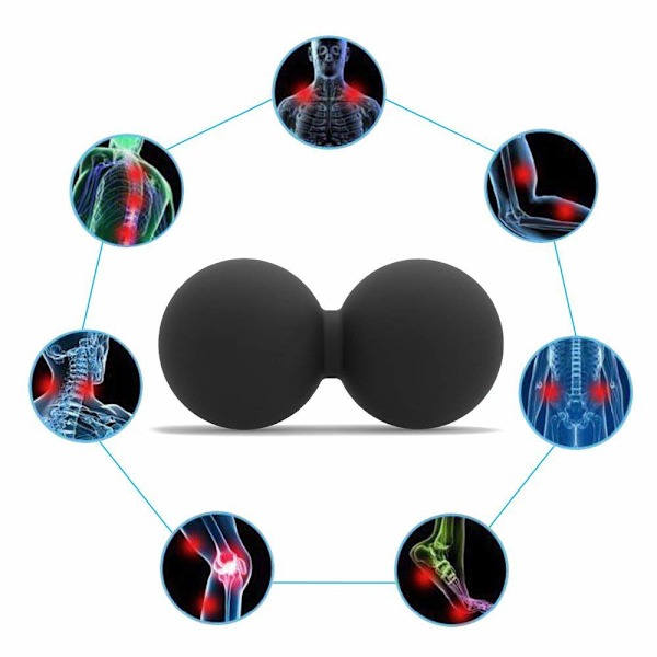 Jordnötsmassageboll: Din omfattande massagelösning för djup vävnadsarbete på stabiliserande muskler, perfekt för myofasciell frisättning och fysikalisk