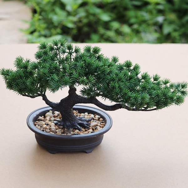 Kunstig bonsai træ falsk plante pottedekoration