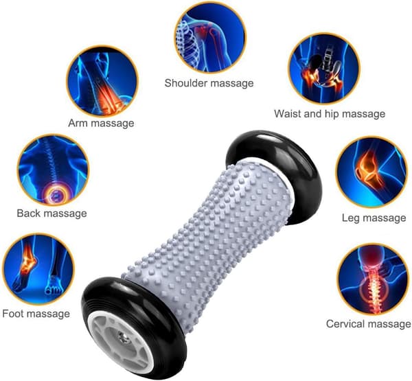Fodmassagerulle til fødder til hælspore, plantar fasciitis